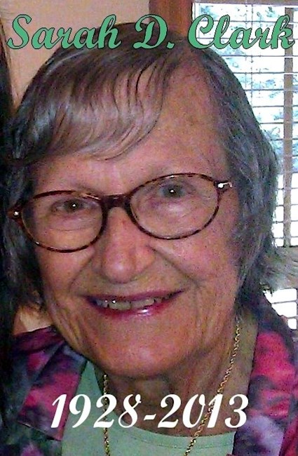 Obituary of Sarah Durham Clark