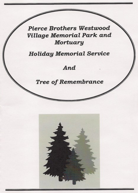 Obituary of Westwood Holiday Memorial