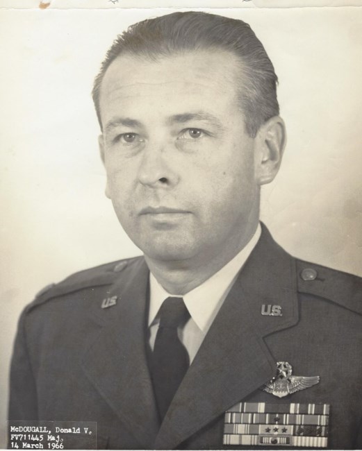 Obituary of Donald V Mcdougall