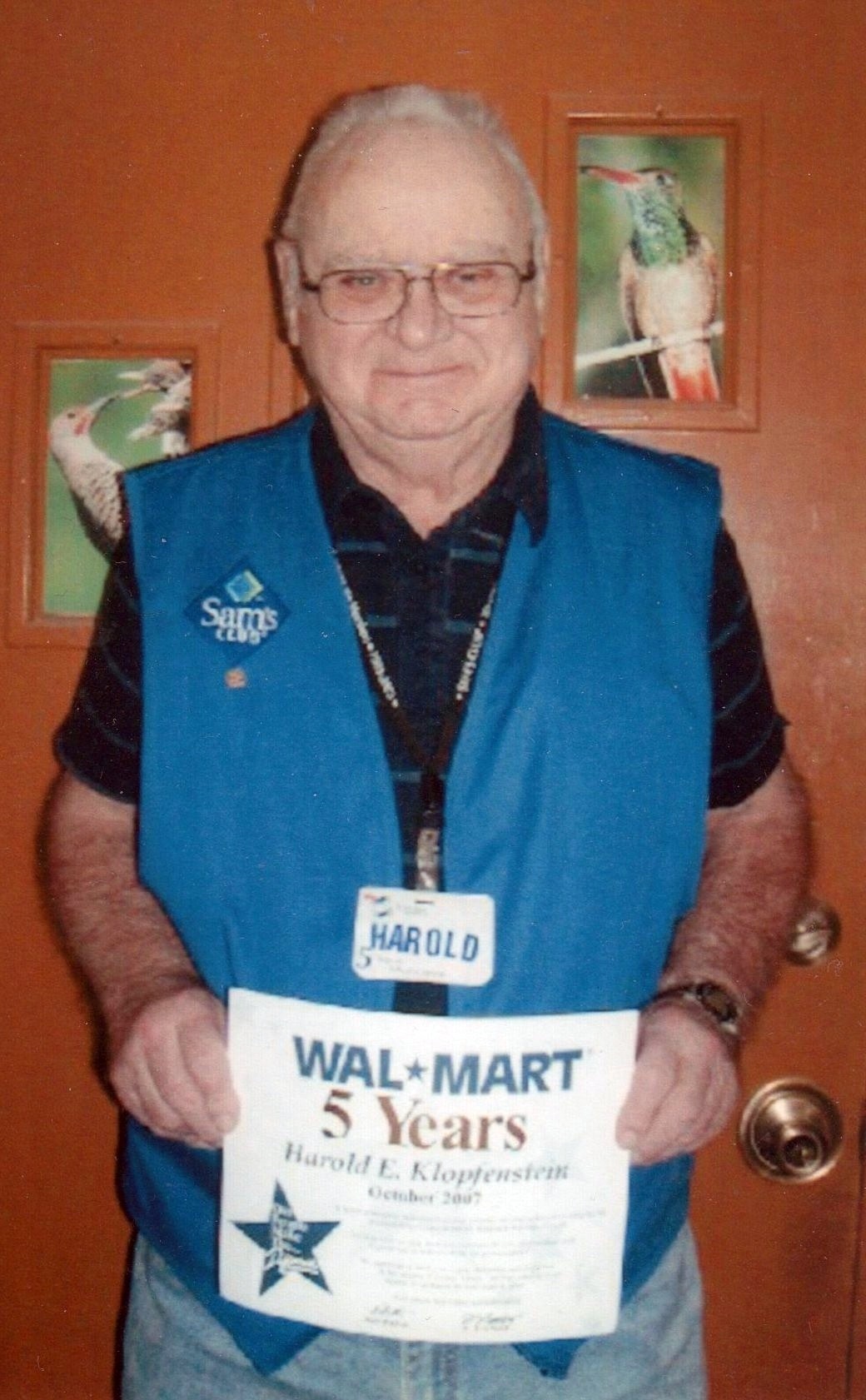 Harold Klopfenstein Obituary Grandview, MO