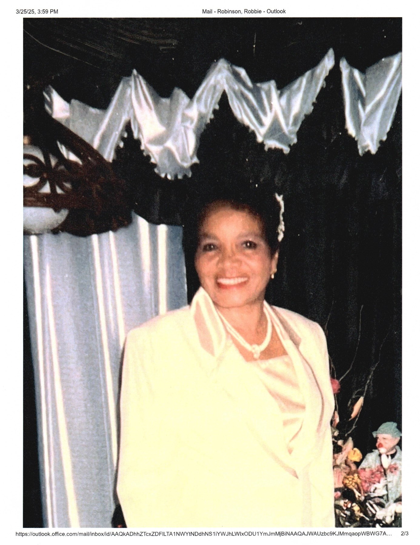 Avis de décès de Irma Legras