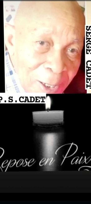 Obituario de Pierre Serge Cadet
