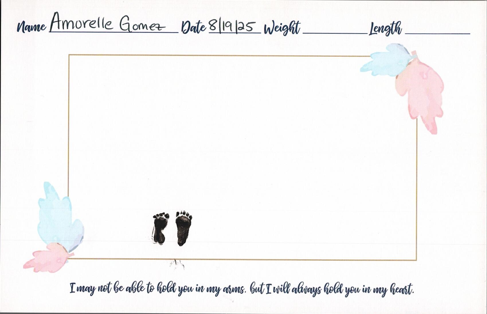 Obituary of Amorelle Lee Gomez