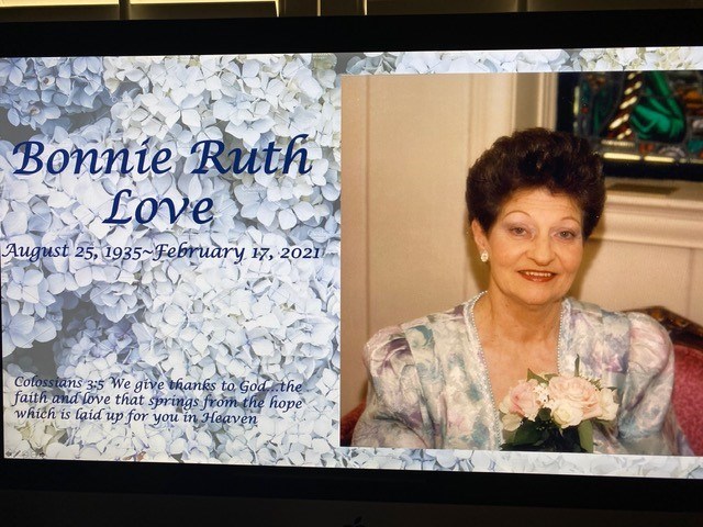 Obituary of Bonnie Ruth Love