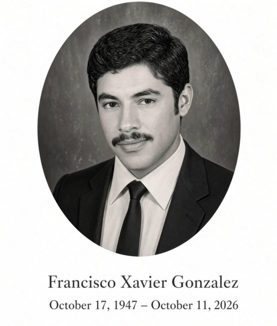 Obituary of Francisco Xavier Gonzalez