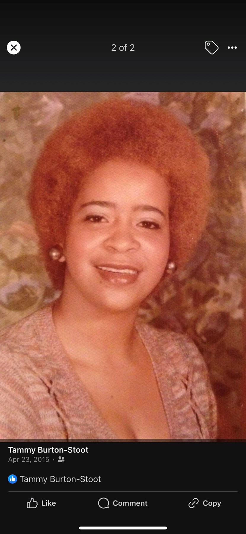 Obituary of Carolyn D Burton