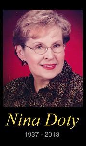 Obituary of Nina Doty
