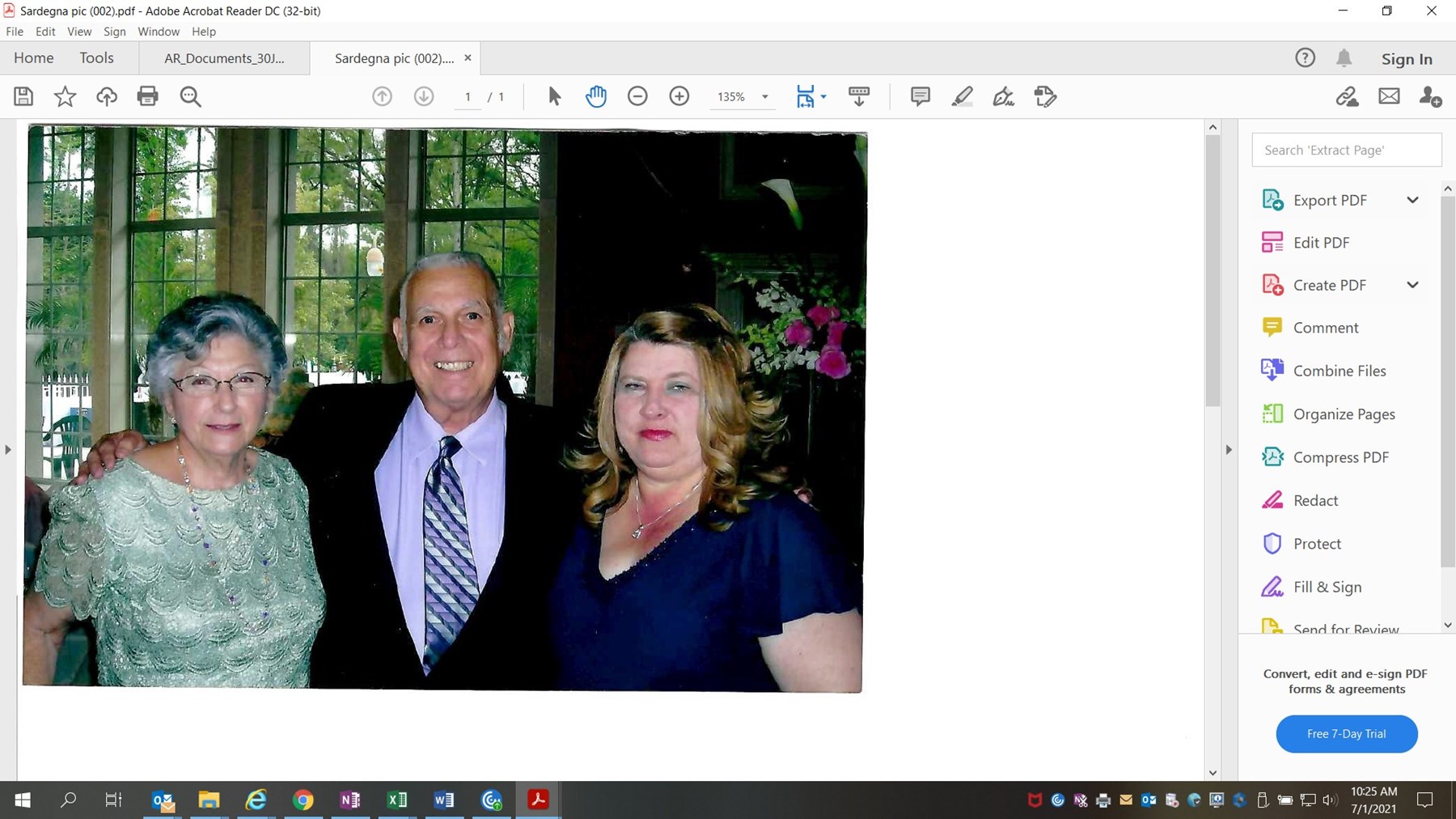 Obituary of Carl Albert Sardegna