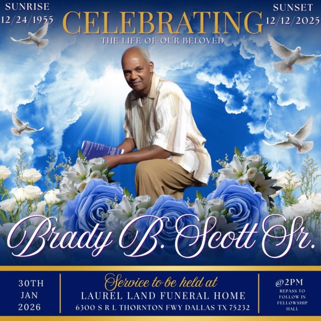 Obituary of Brady Baxter Scott Sr.