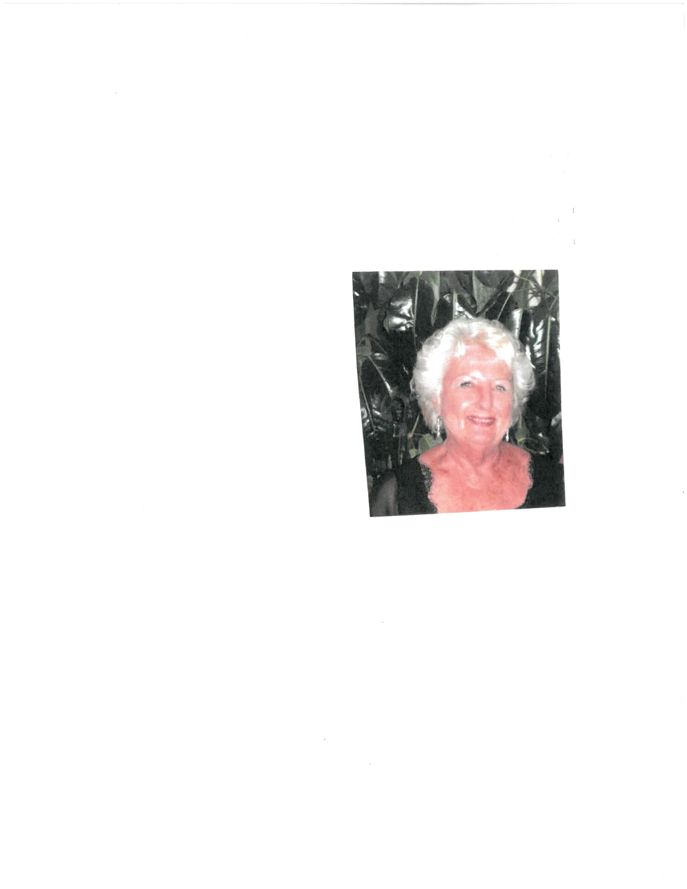 Obituary of Jeanne F. Stasny