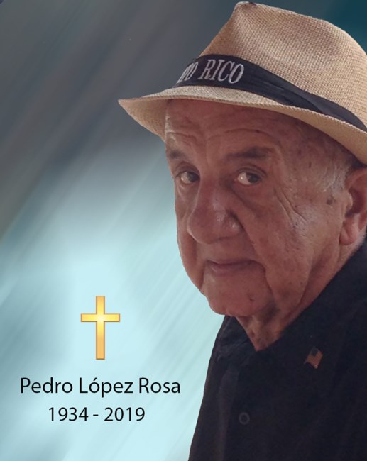Avis de décès de Sr. Pedro López Rosa