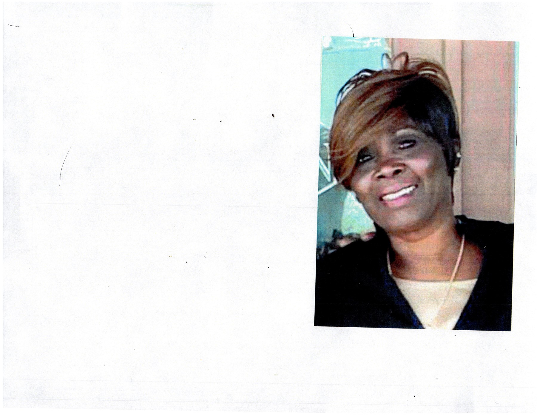 Obituary of Mrs. Margore Blair