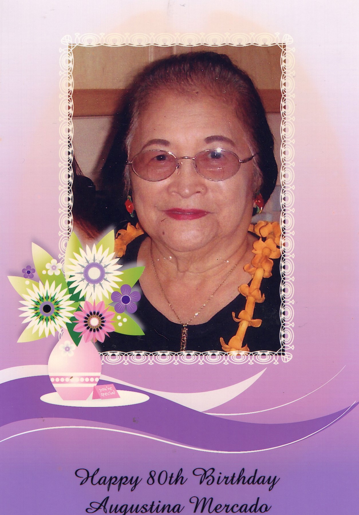 Obituary of Augustina Vasquez Mercado