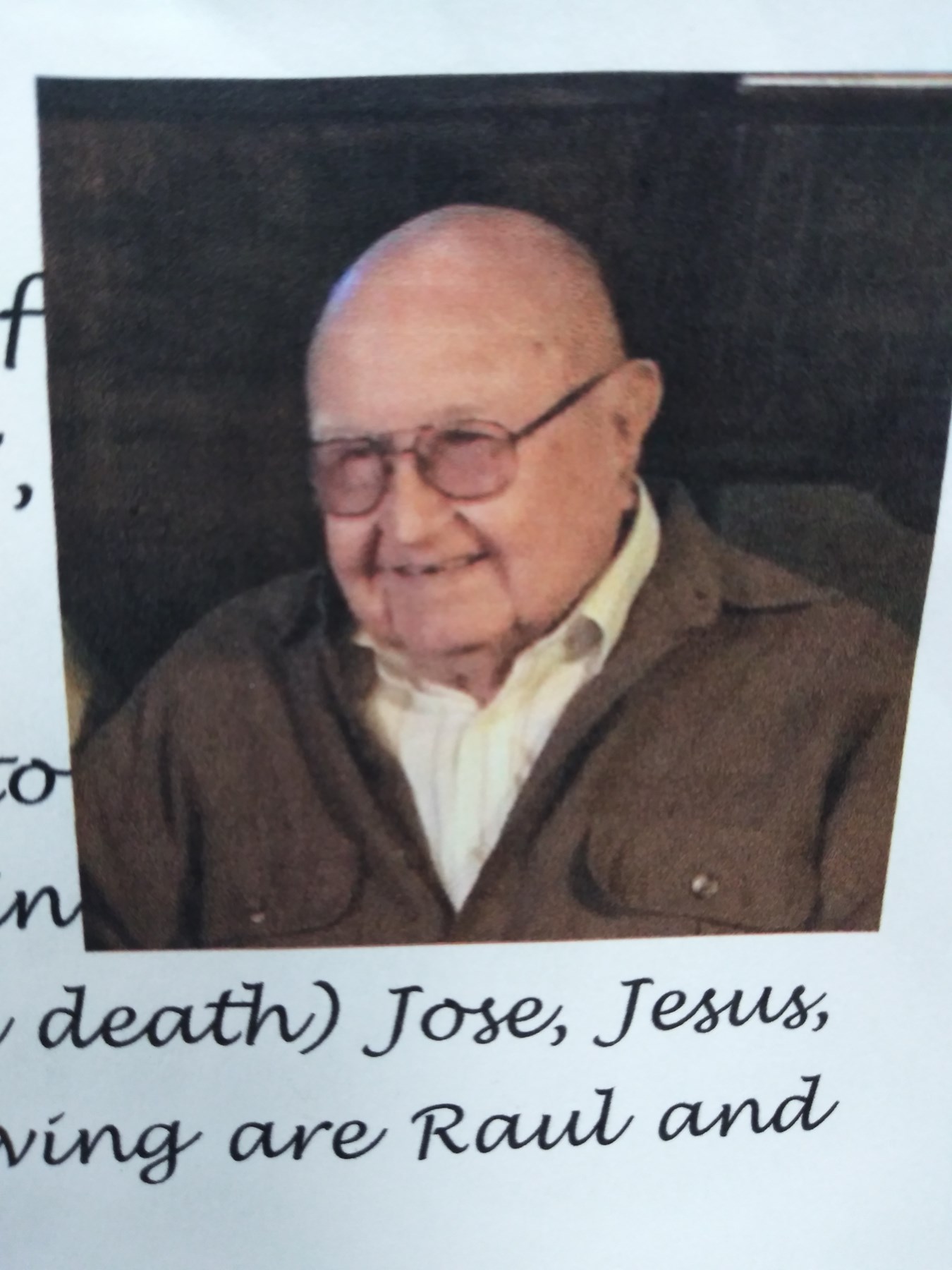 Obituary of Antonio Garcia