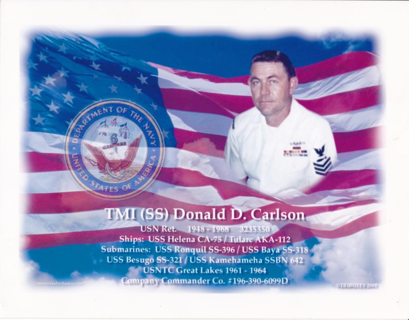 Avis de décès de Donald Duane Carlson Sr.