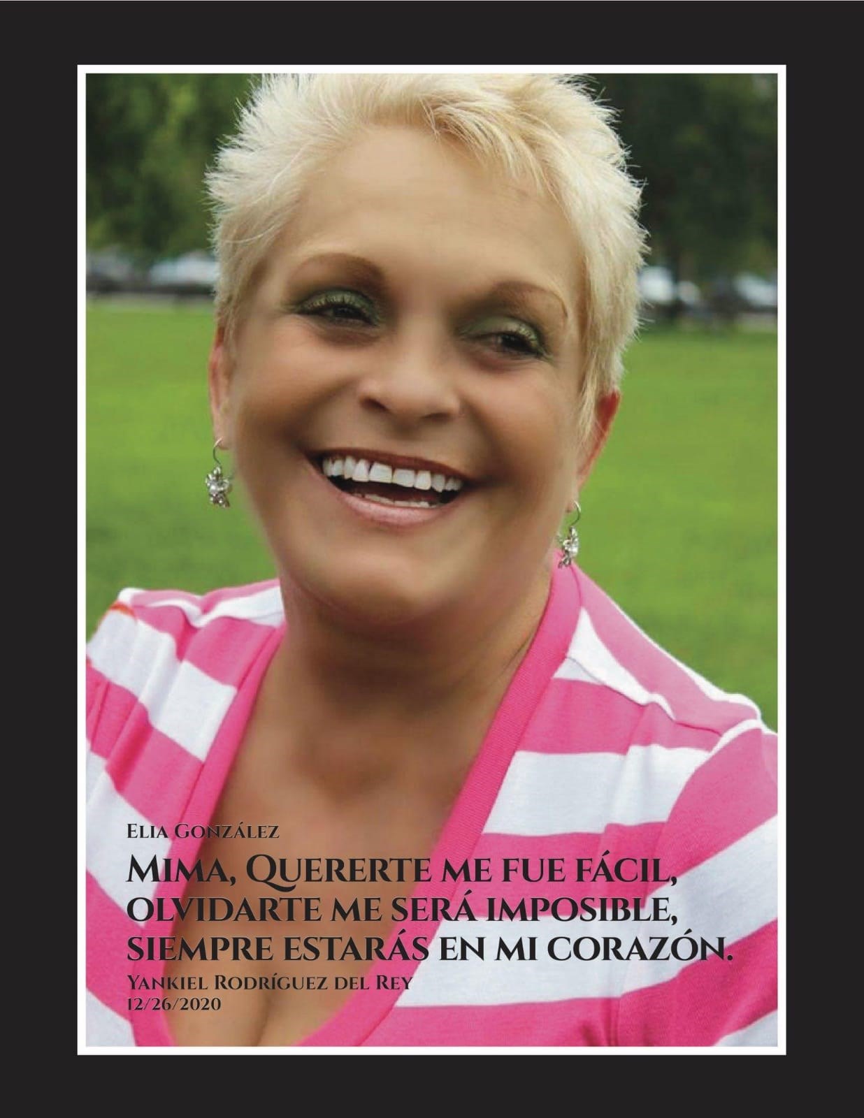 Obituario de Elia M Gonzalez