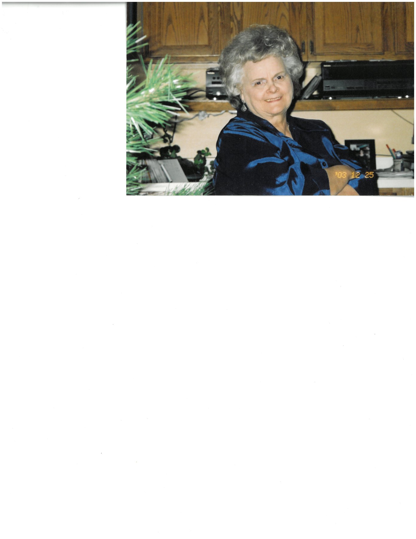 Obituary of W. Geraldine "Geri" Nevinger