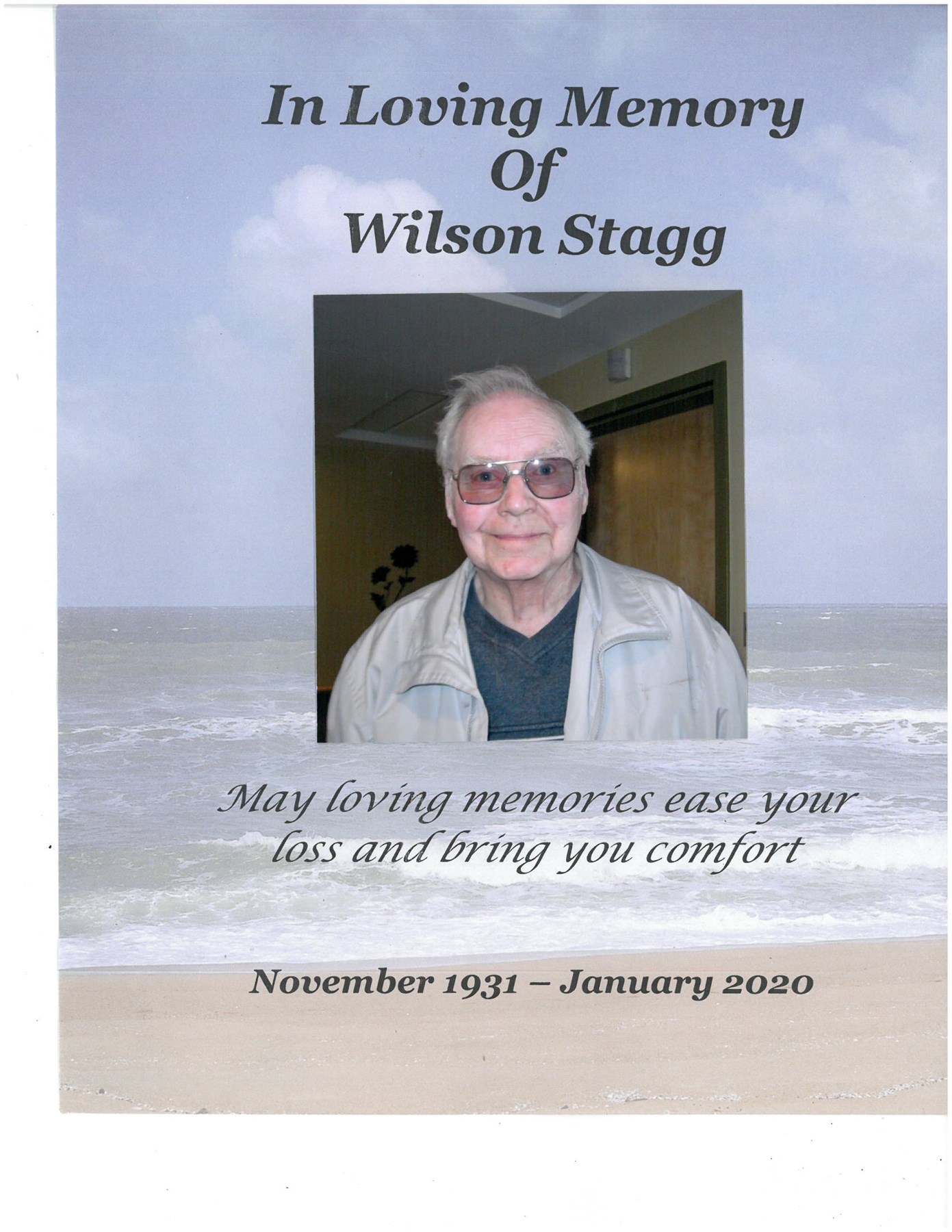Obituary of Wilson Clifford Stagg