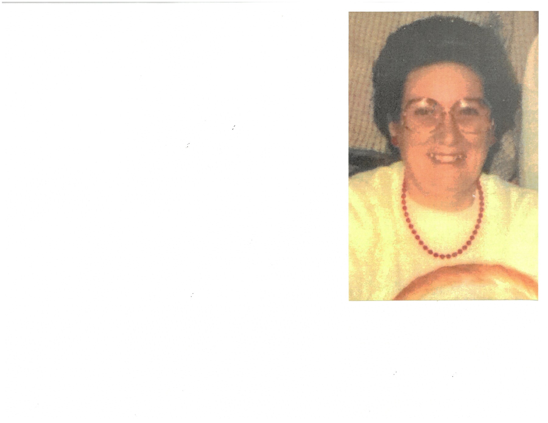 Obituary of Doris Casteele