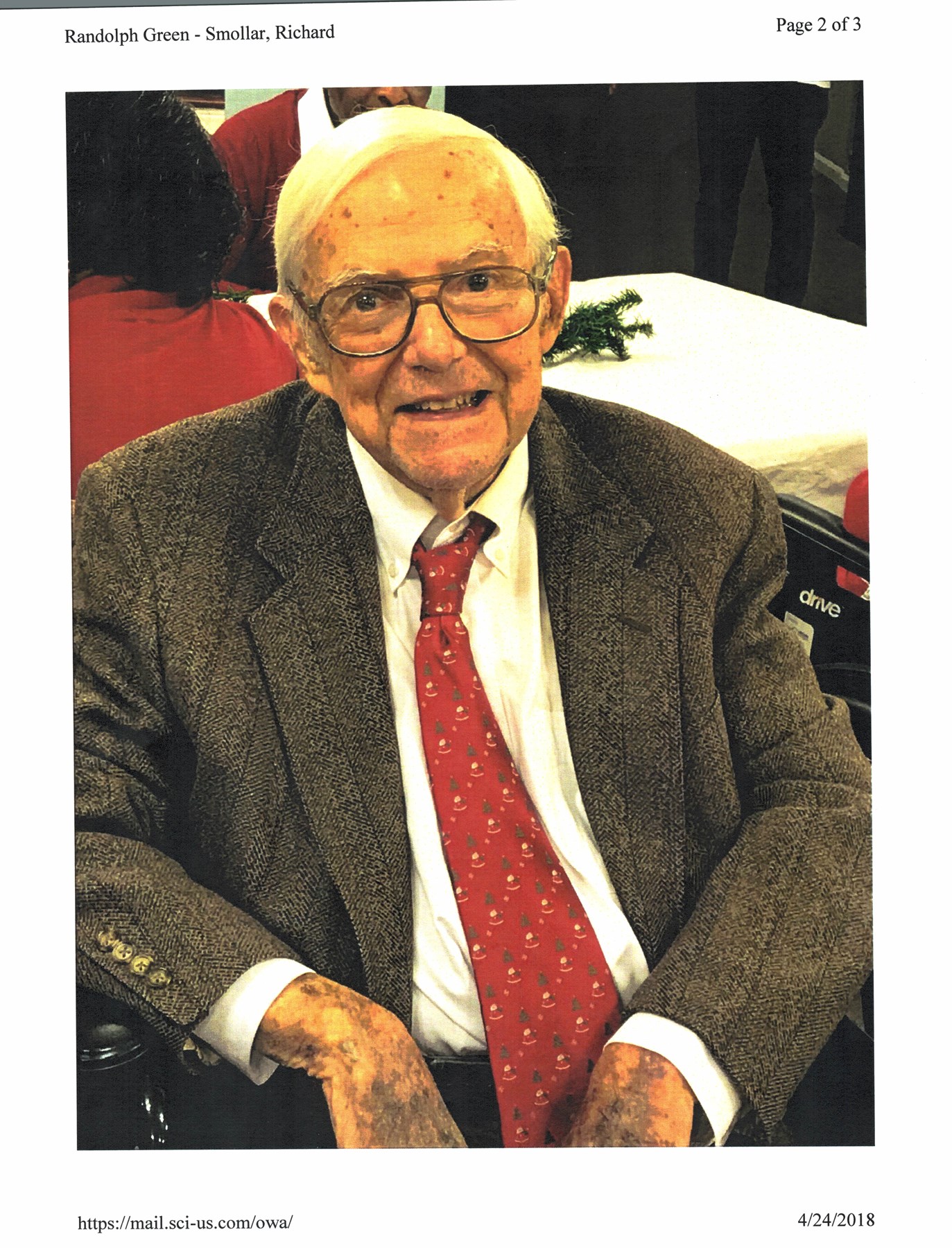 Obituary of Randolph Berry Green