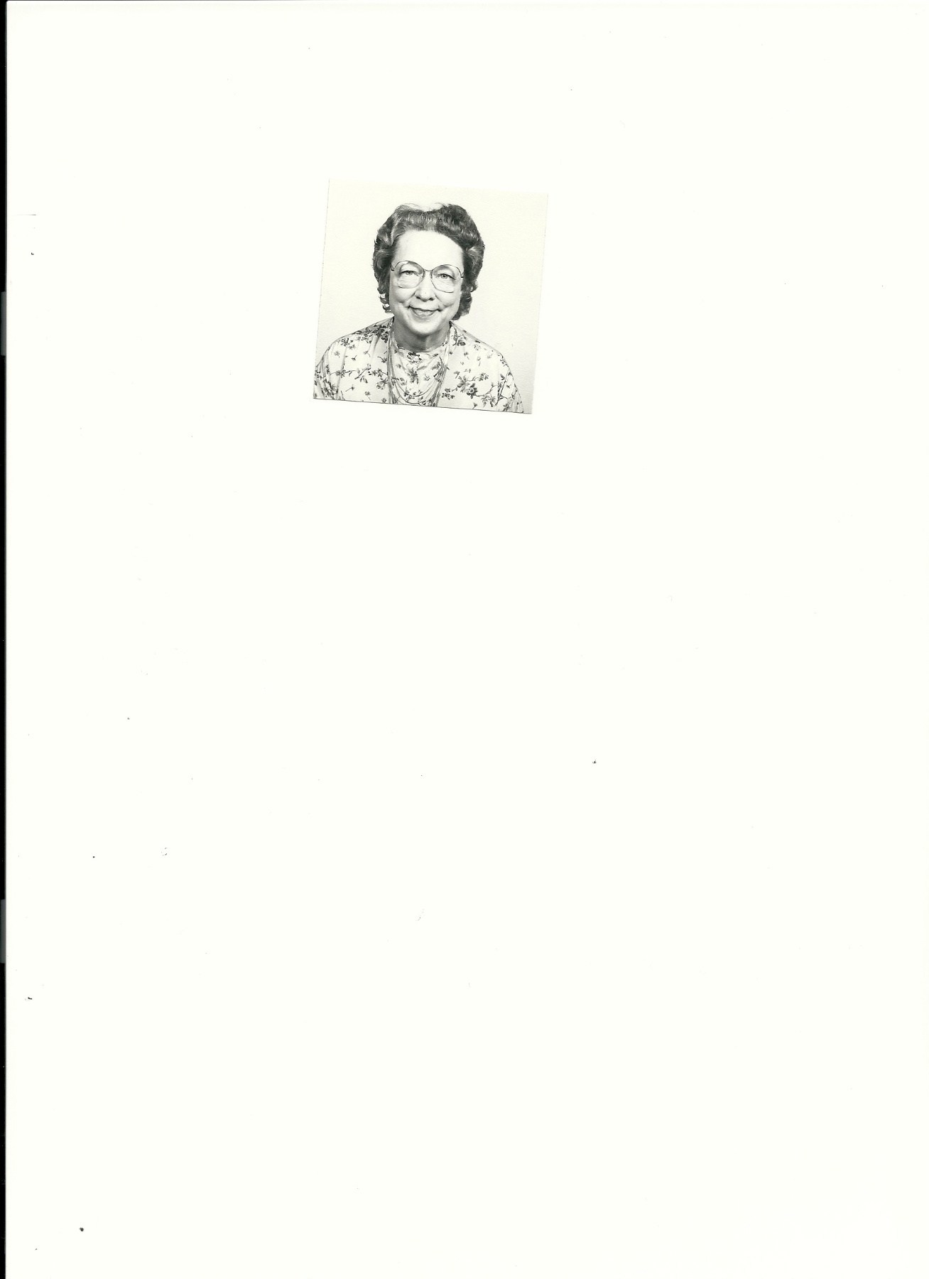 Obituary of Frances E Ellis