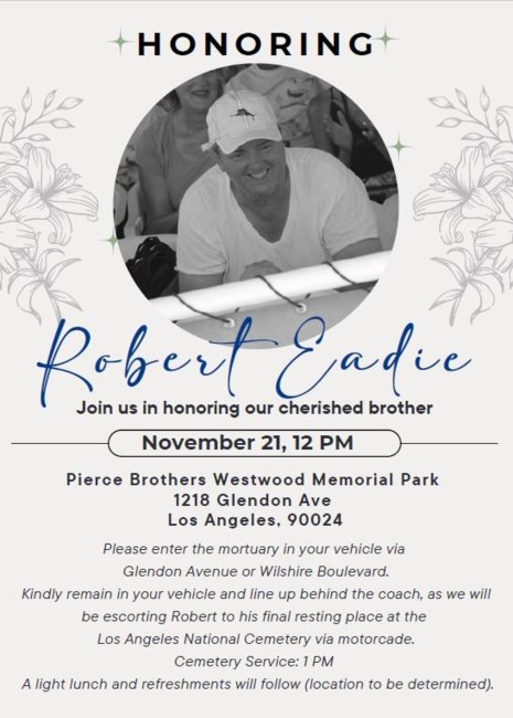 Obituary of Robert Eadie