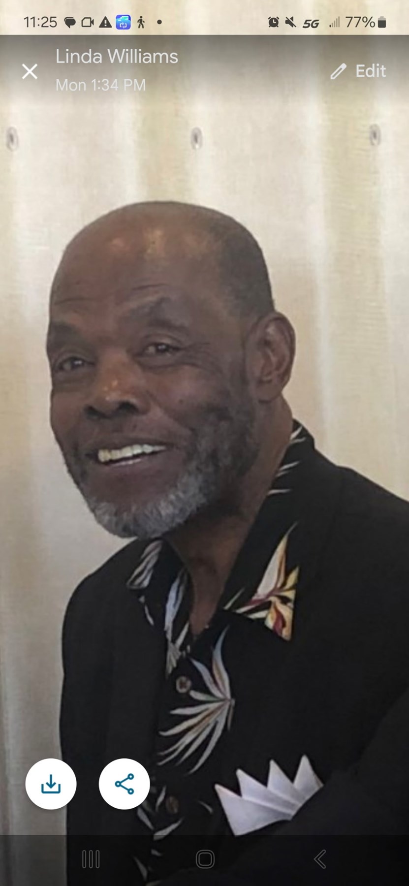 Obituary of Mr.  Percy Williams Sr.