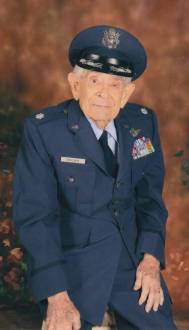 Avis de décès de Lt. Col. Everett USAF Retired C. Brown