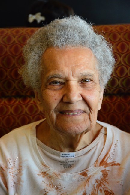 Avis de décès de Annie Isabel Nicholls