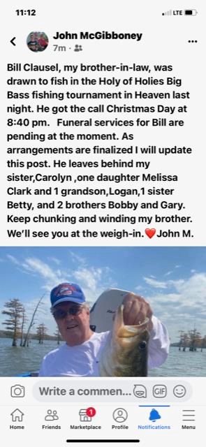 Obituary of William "Bill" Clausel