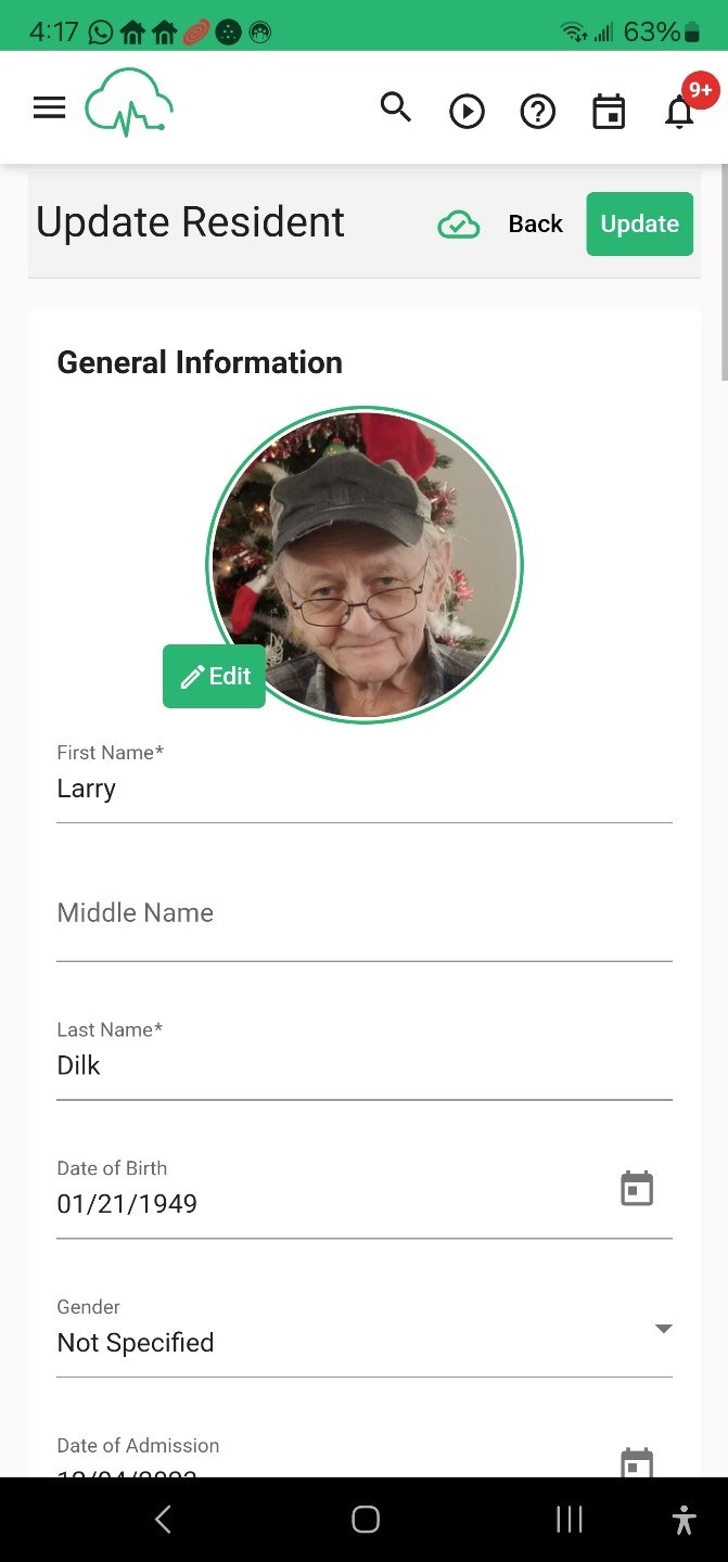 Avis de décès de Larry Michael Dilk