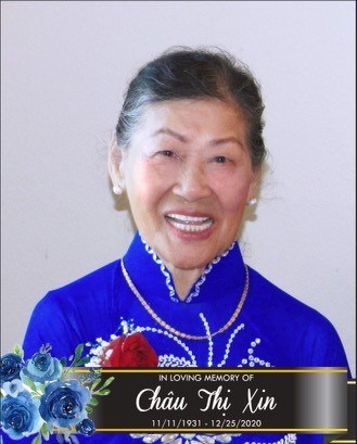 Obituary of Lê Văn Thu & Châu Thị Xin