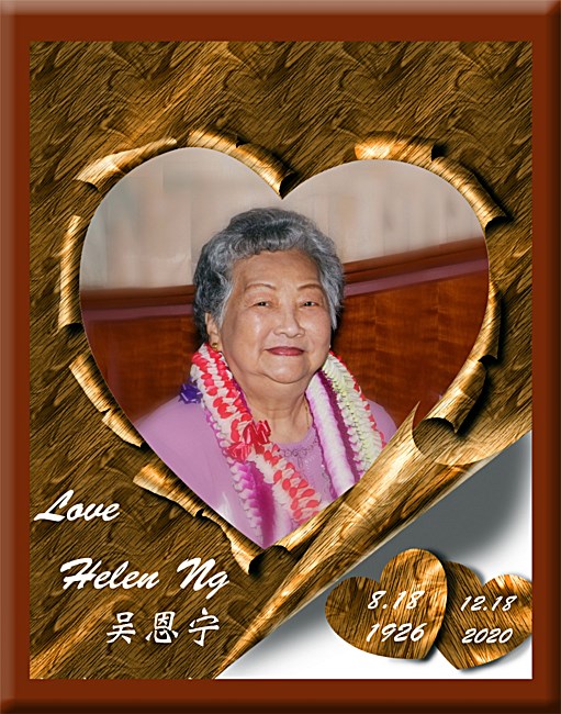 Obituary of Helen Ng