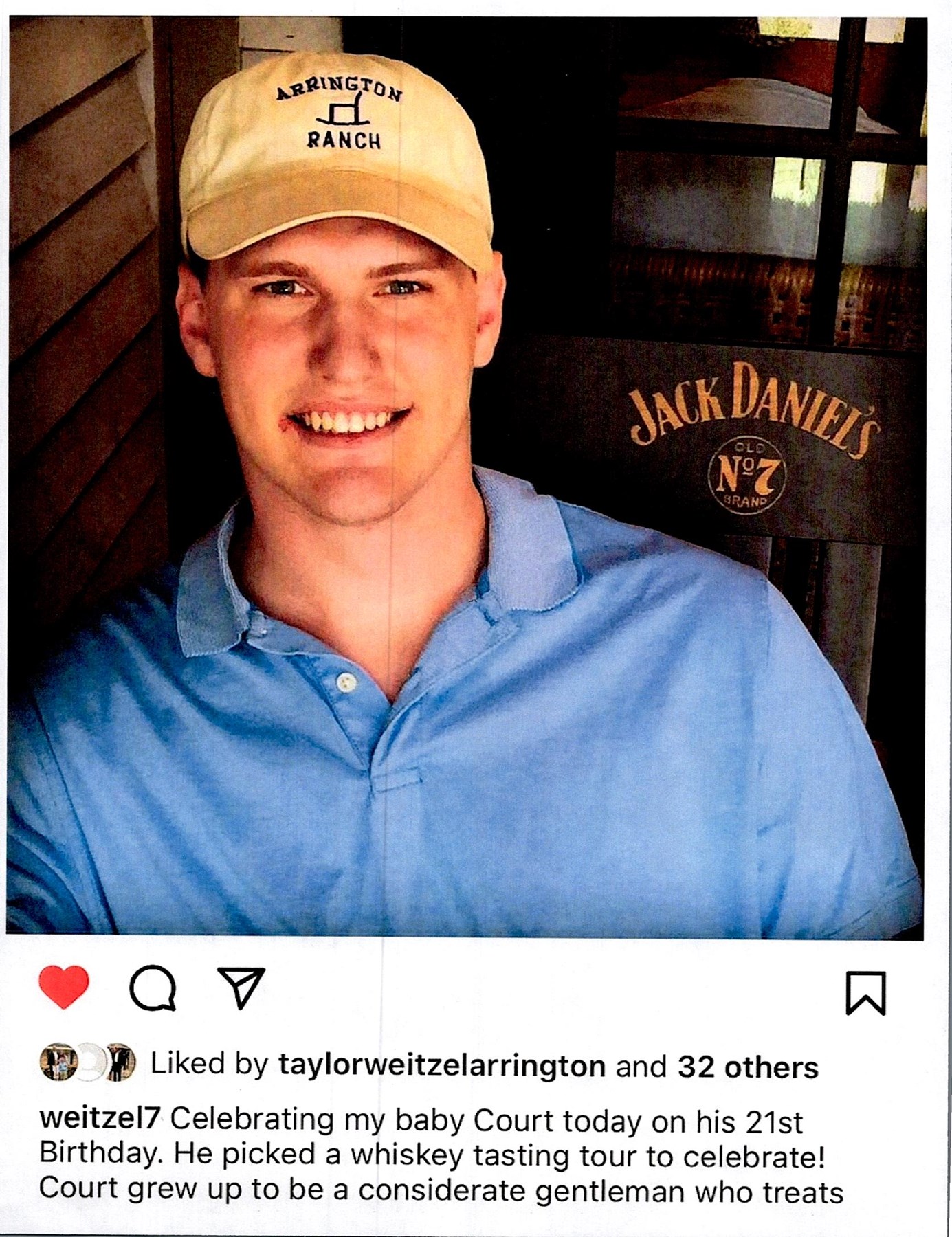 Obituary of Court Hamilton Weitzel