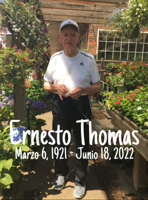 Obituario de Ernesto Thomas
