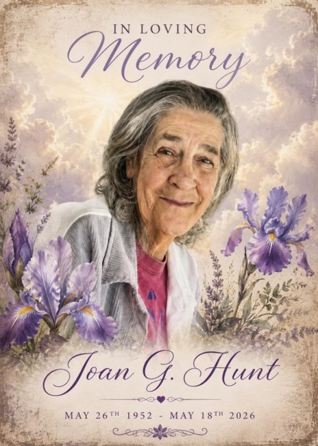 Obituary of Joan Gay Hunt