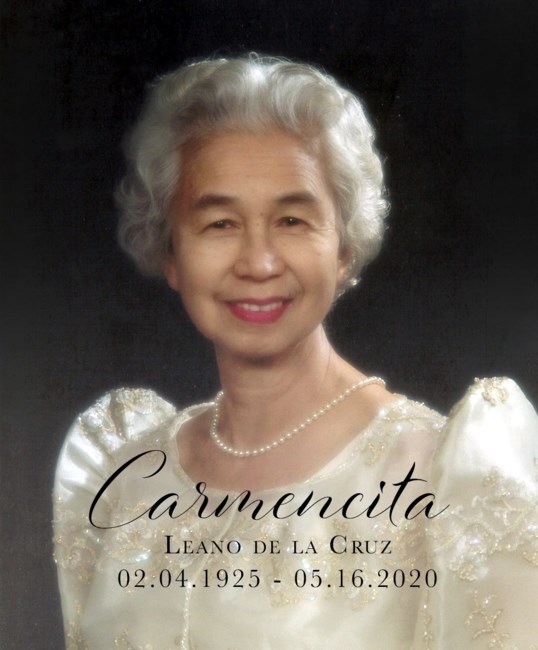 Obituario de Carmencita L. De La Cruz