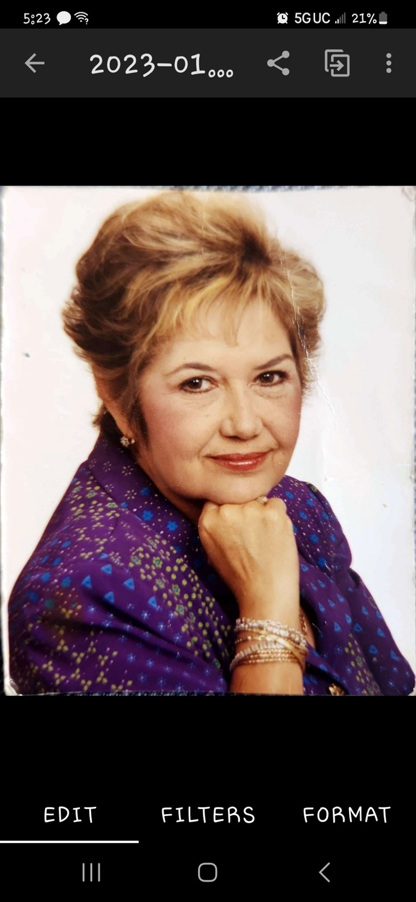 Obituario de Gloria Valle