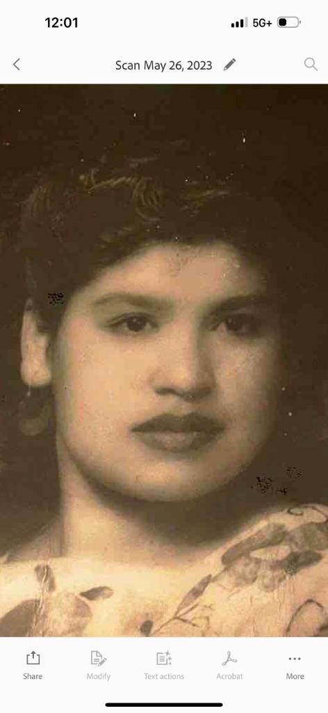 Obituary of Maria Dolores Garcia de Diaz