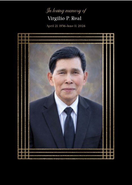 Obituary of Virgilio P Real