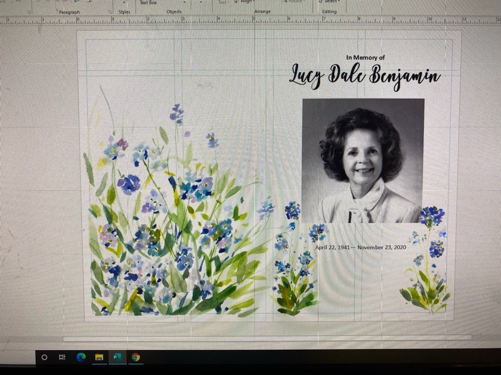 Obituary of Lucy Dale Benjamin