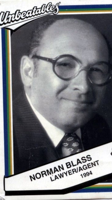 Obituary of Norman Blass