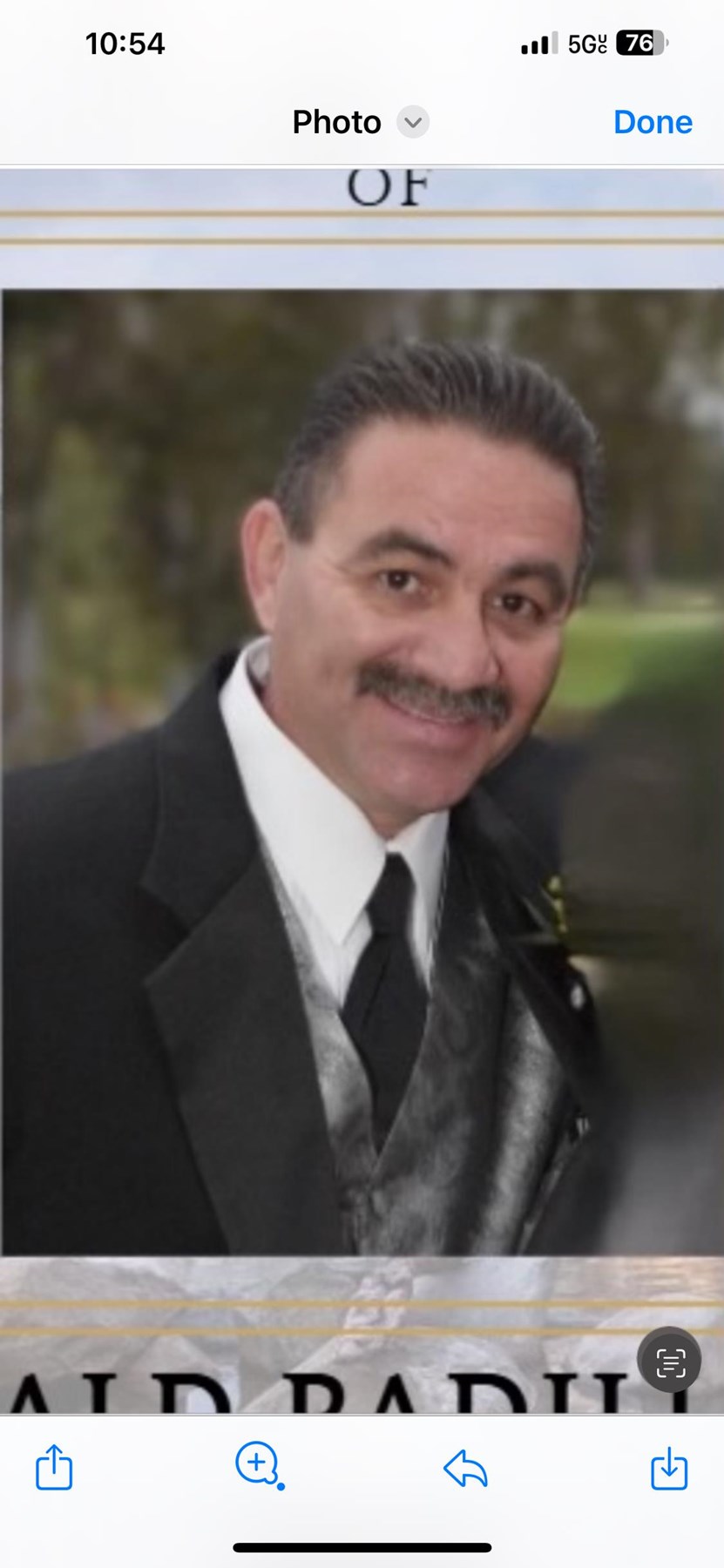 Obituary of Gerald L. Padilla