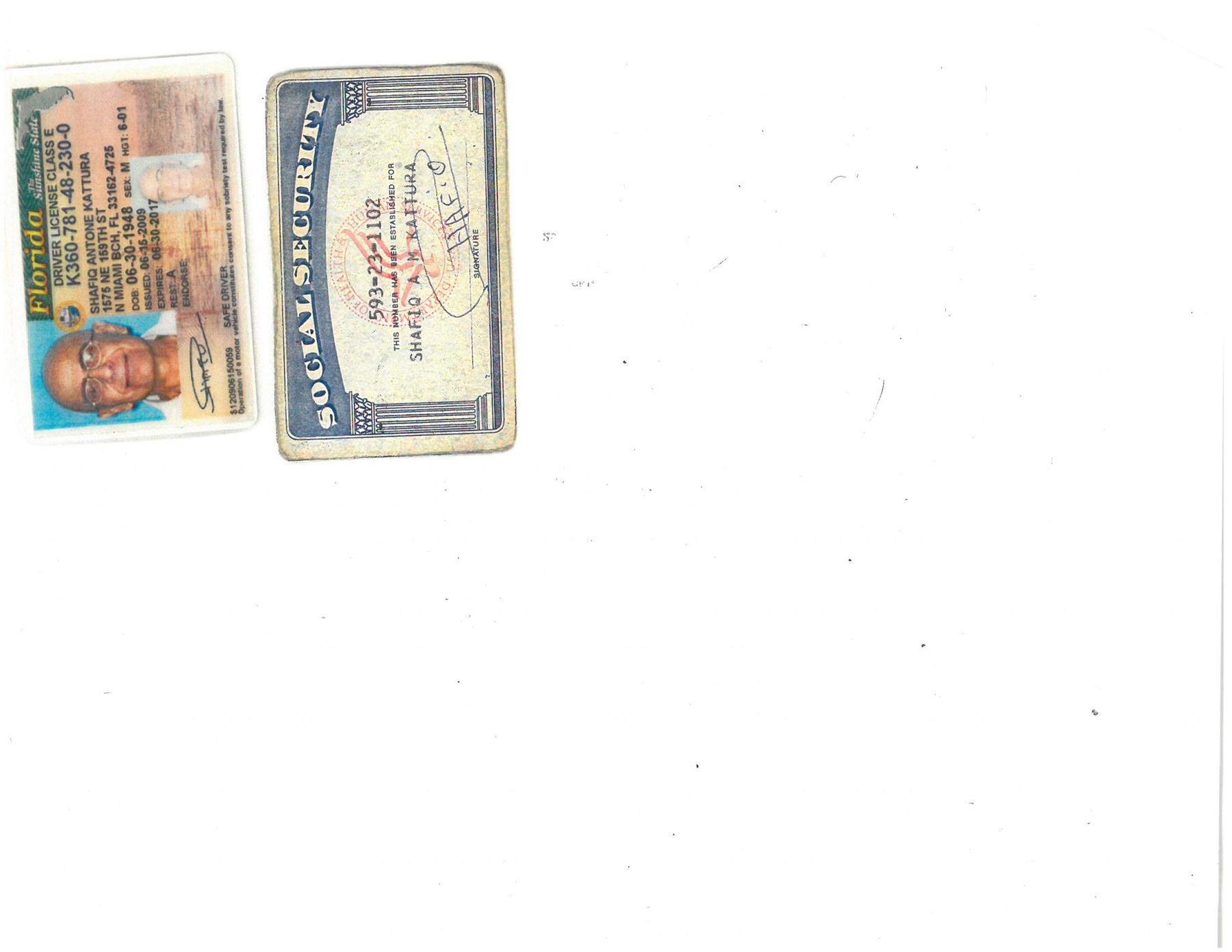 Obituary of Shafiq Antone Kattura