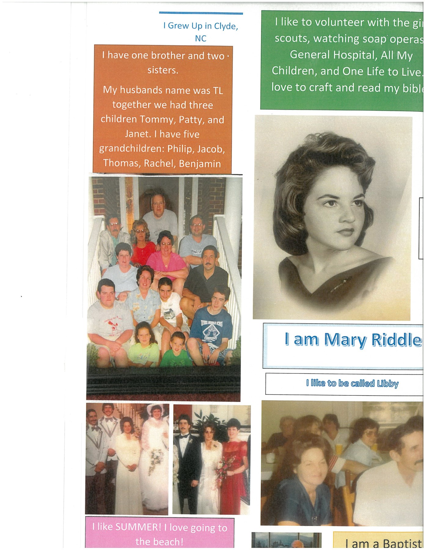 Obituary of Mary "Libby" Elizabeth Messer Riddle