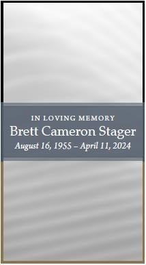 Obituario de Brett Cameron Stager