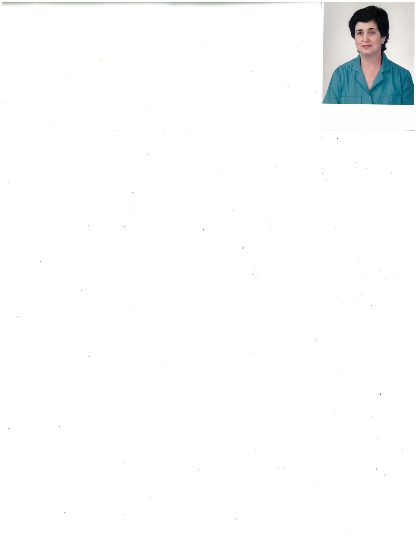 Obituary of Maria Noemia Bettencourt