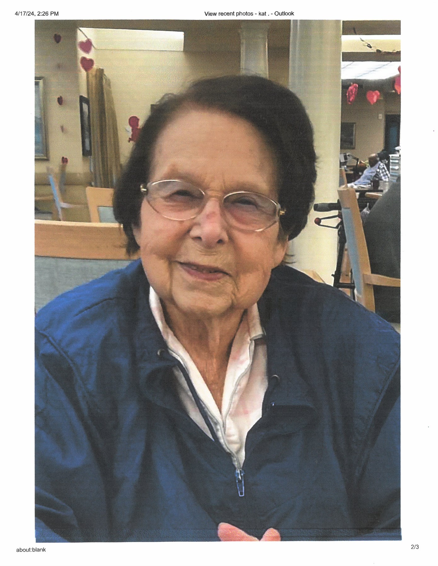 Avis de décès de Janet Margaret Lindgren