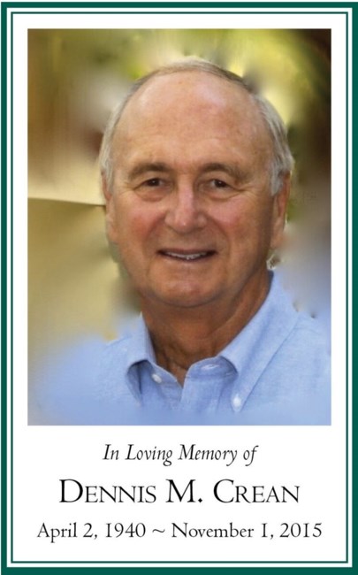 Obituary of Dennis Michael Crean