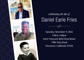 Obituary of Daniel Earle Fries